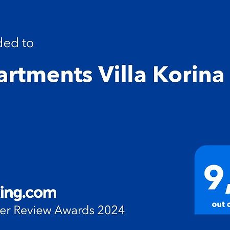 Apartments Villa Korina Бродарица Экстерьер фото